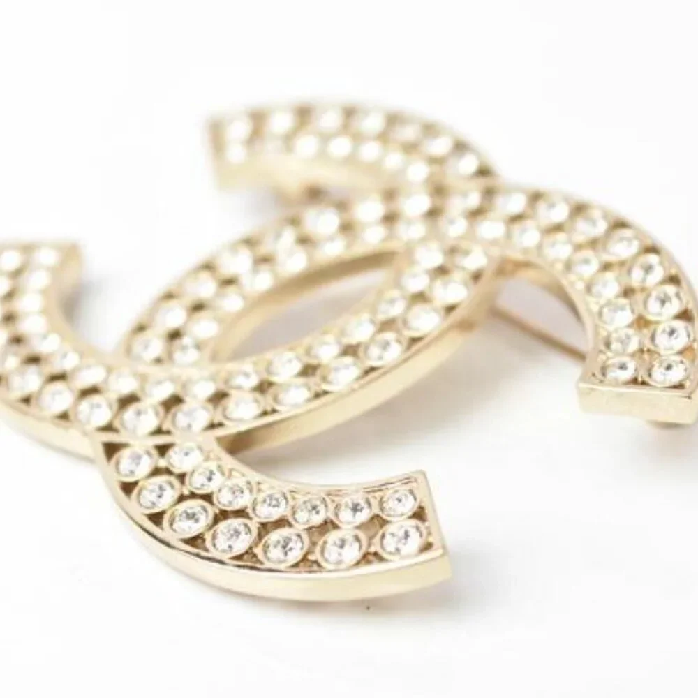 Chanel Brooch Pin Rhinestone - Picture 3 of 6